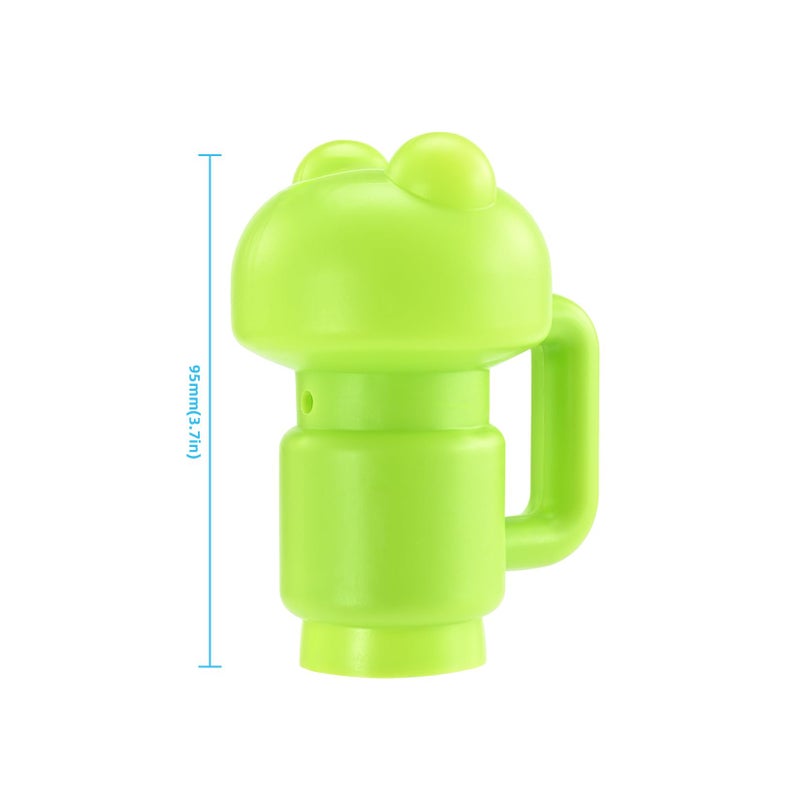 ZIZILAND 1.26" Diameter Trampoline Enclosure Pole Cap for Net Hook, 6 Pieces, Green, Only Fit in 32mm(1.26in) Diameter Trampoline Pole - Image 3